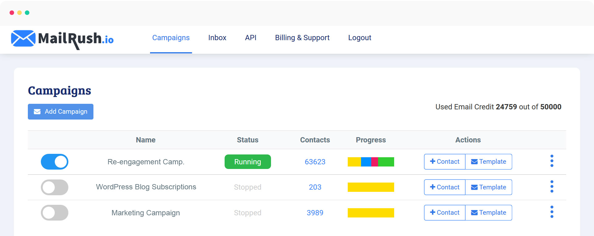 MailRush.io gallery image