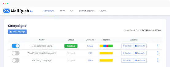 MailRush.io gallery image