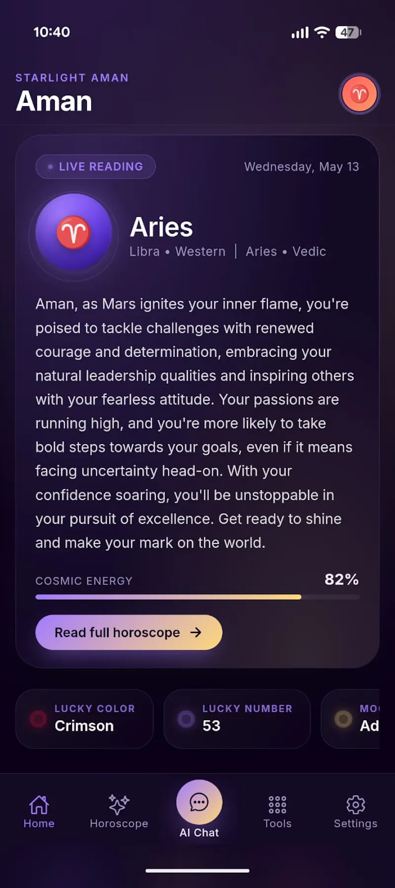 AstroPredic : Zodiac & Palm screenshot 4