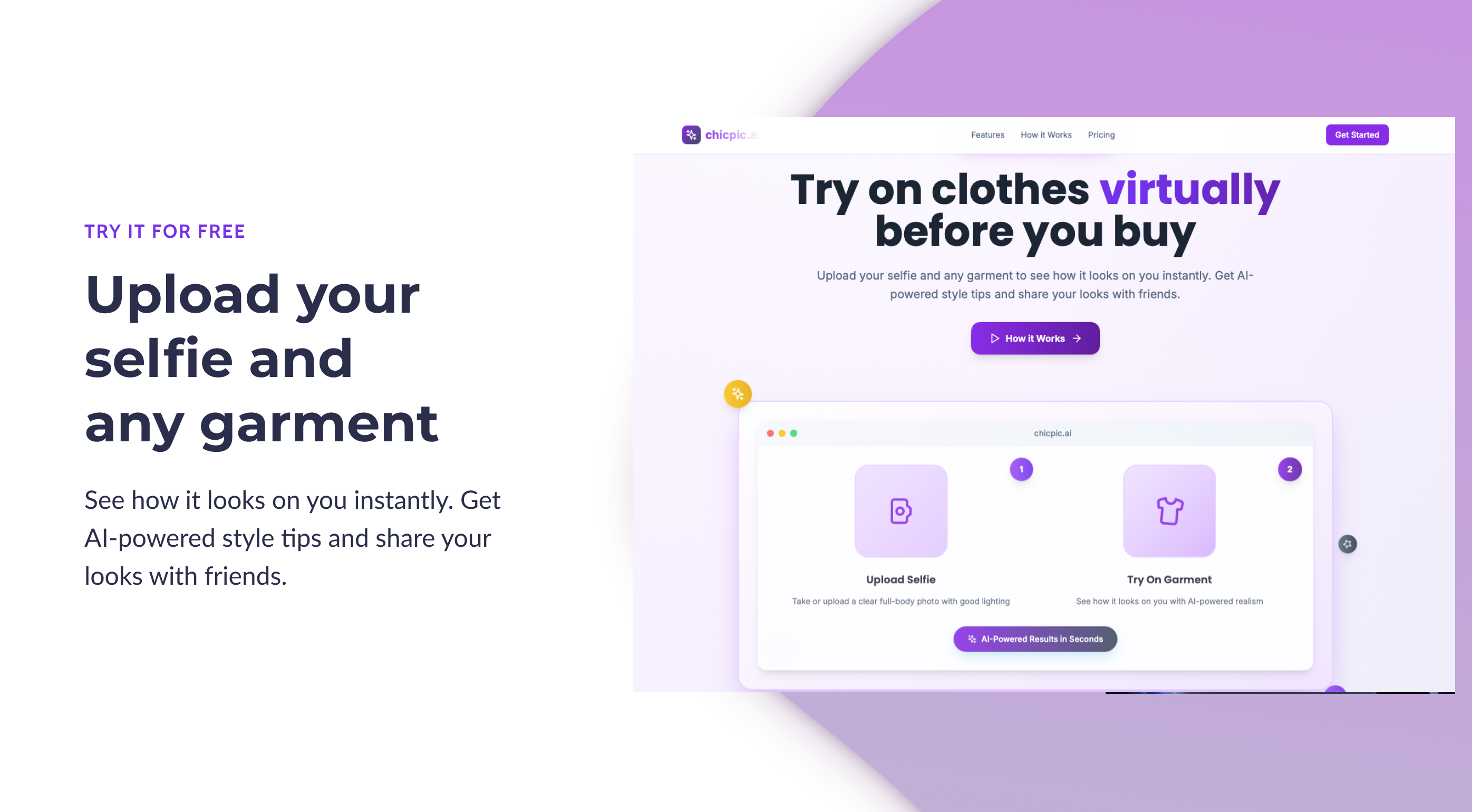 chicpic.ai -  see clothes on you with AI gallery image