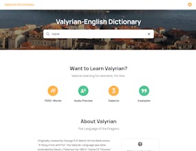 Valyrian Dictionary gallery image