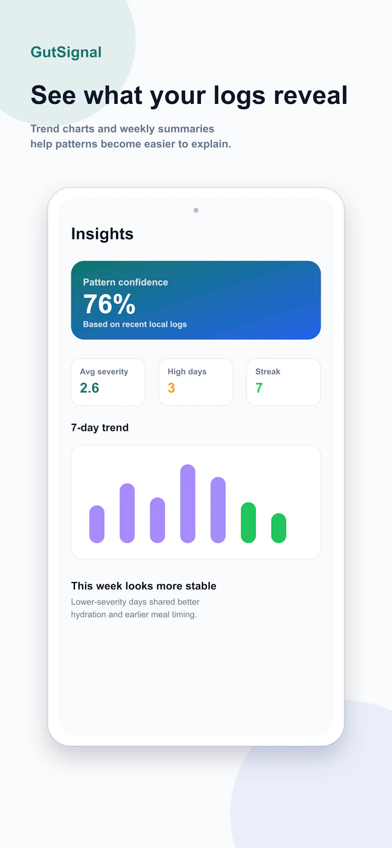GutSignal screenshot 2