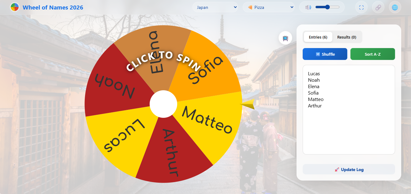 Wheel of Names 2026  gallery image