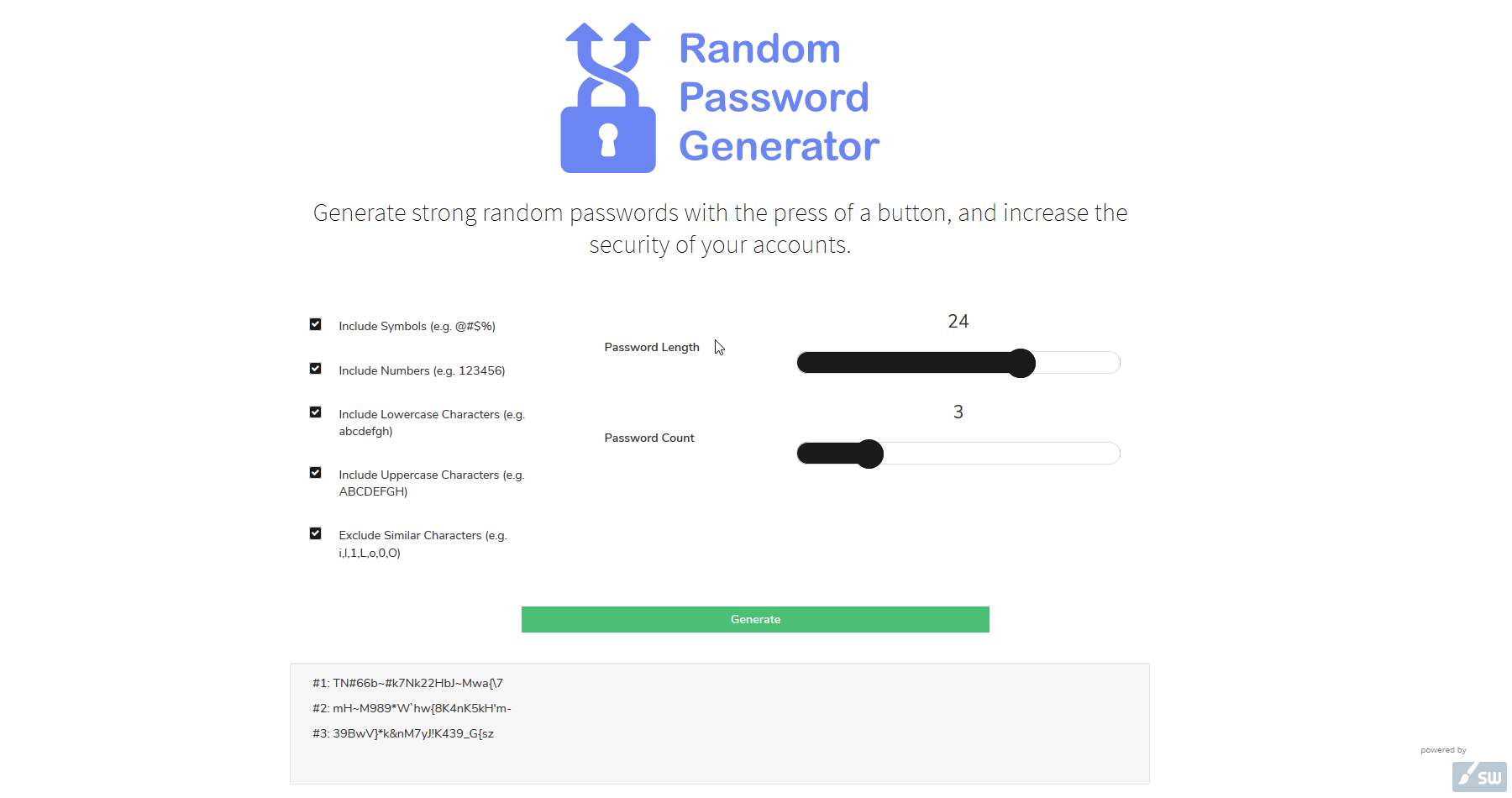Random Password Generator gallery image