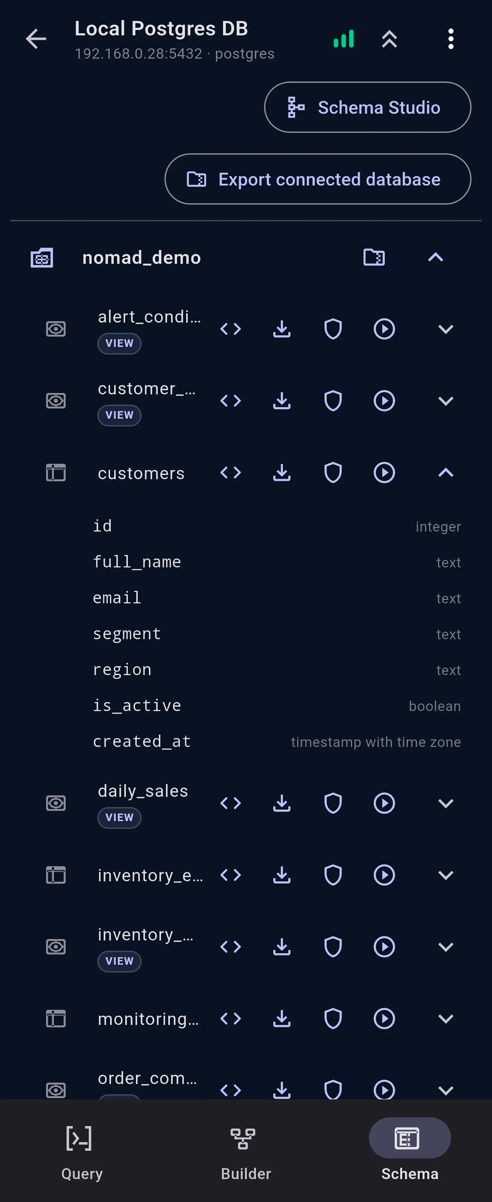 Nomad DB screenshot 7
