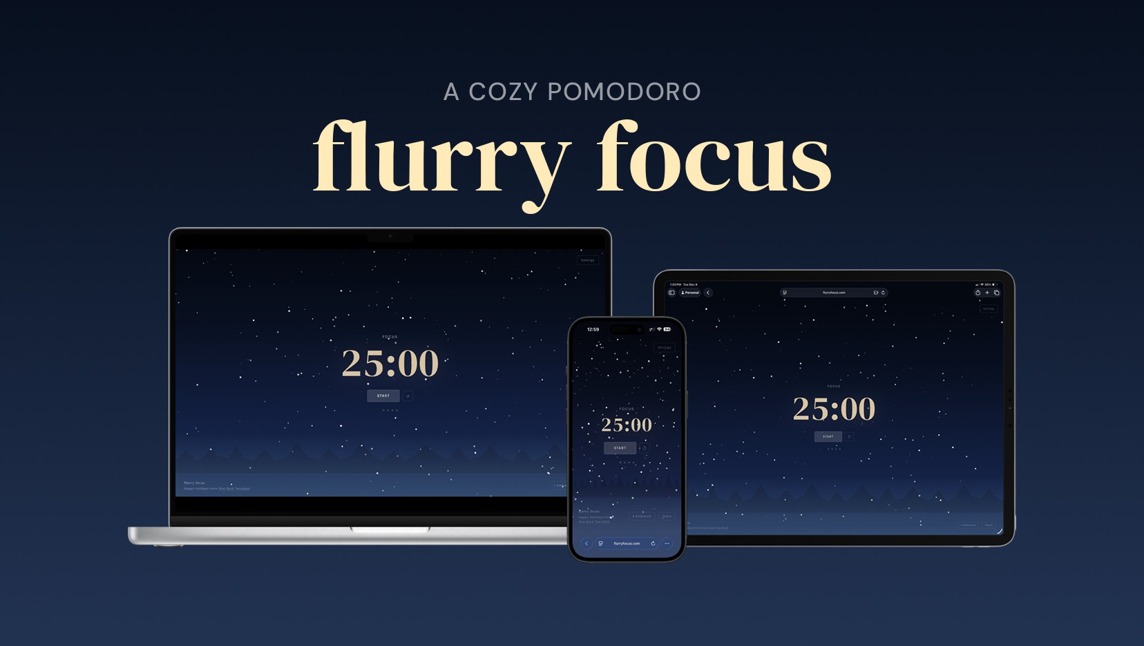 Flurry Focus - Screenshot 2 showing product features and functionality