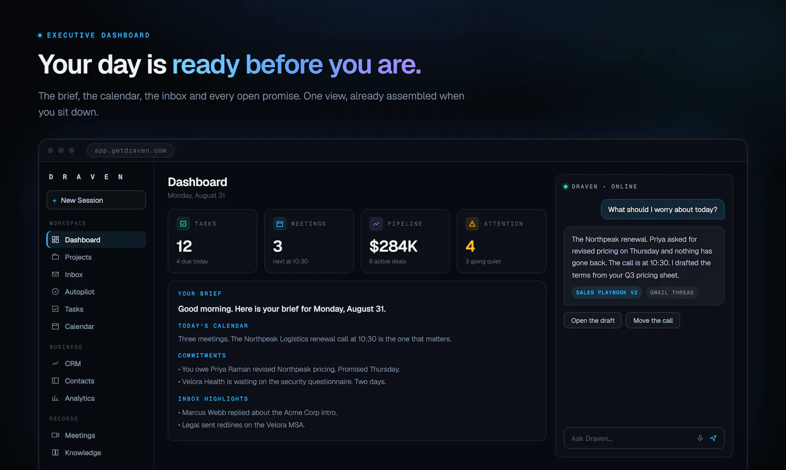 Draven screenshot 2