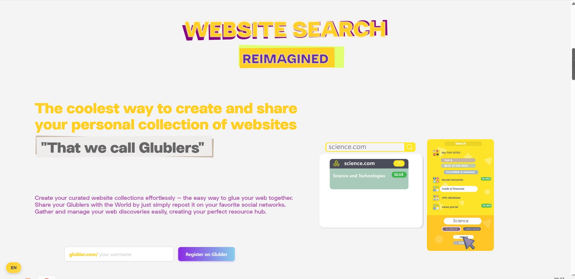 Glubler - Gluing the Internet gallery image
