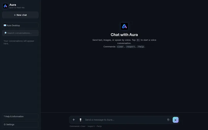 Aura AI screenshot 2