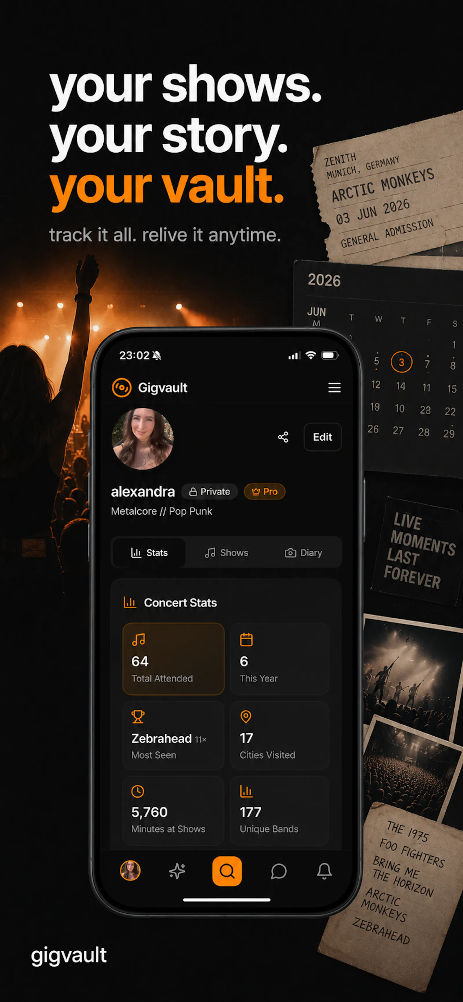 Gigvault screenshot 1
