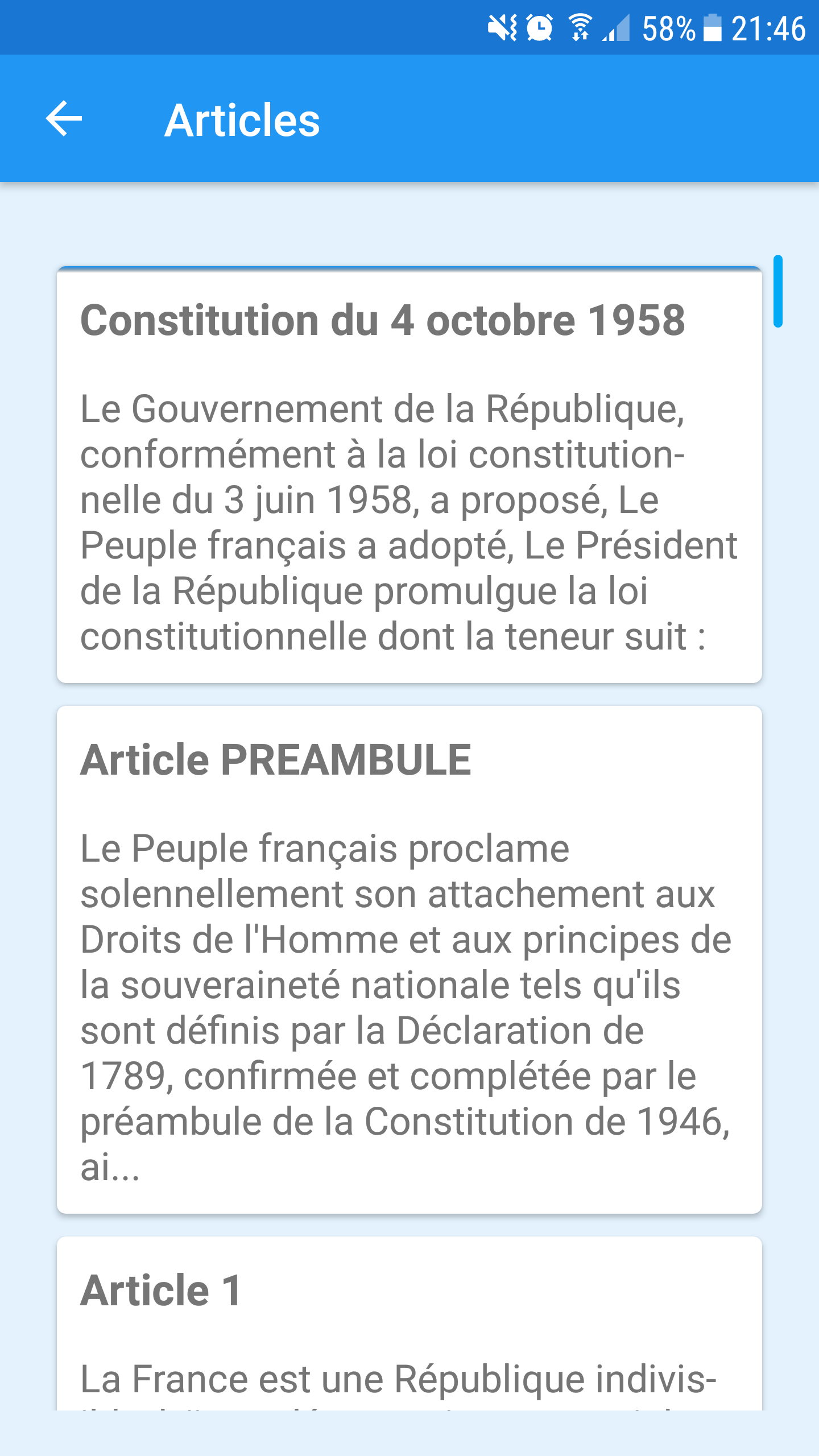 French Constitution gallery image
