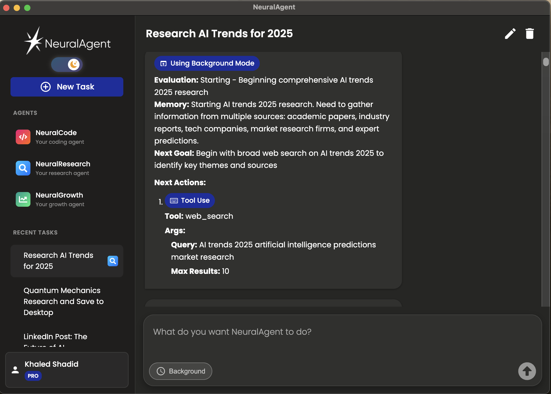 NeuralAgent gallery image