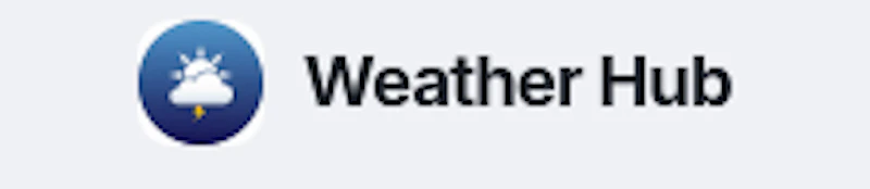 WeatherHub screenshot 1