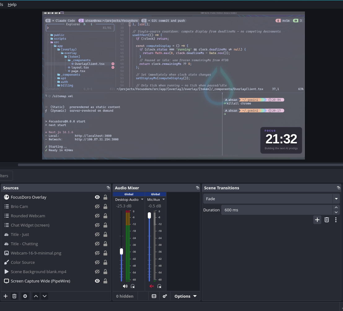 Focusdoro — Pomodoro Timer for Streamers gallery image