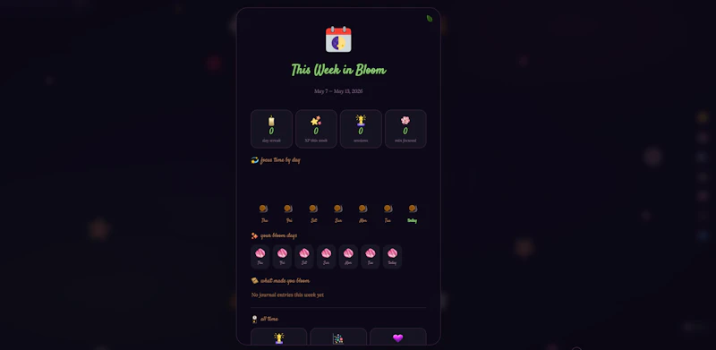 BLOOM screenshot 2