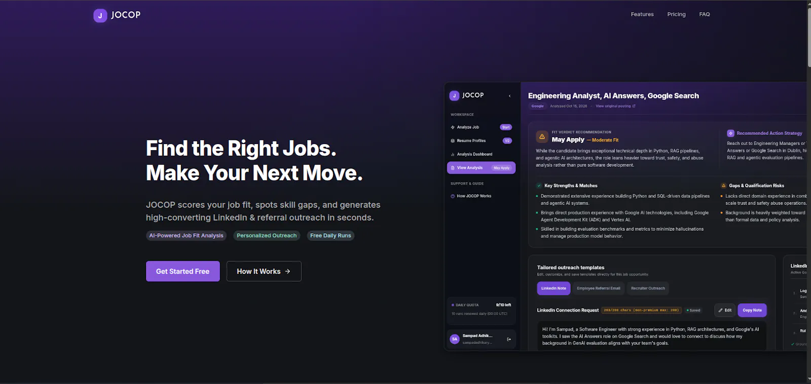 JOCOP 1.5: Smarter Job Search screenshot 1