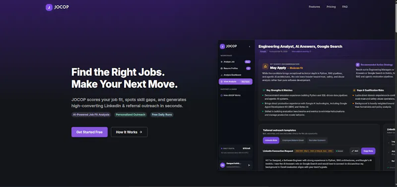 JOCOP 1.5: Smarter Job Search screenshot 1