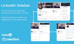 LinkedIn Sidebar by Salesflare image