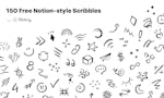 Free Notion-style Scribbles image