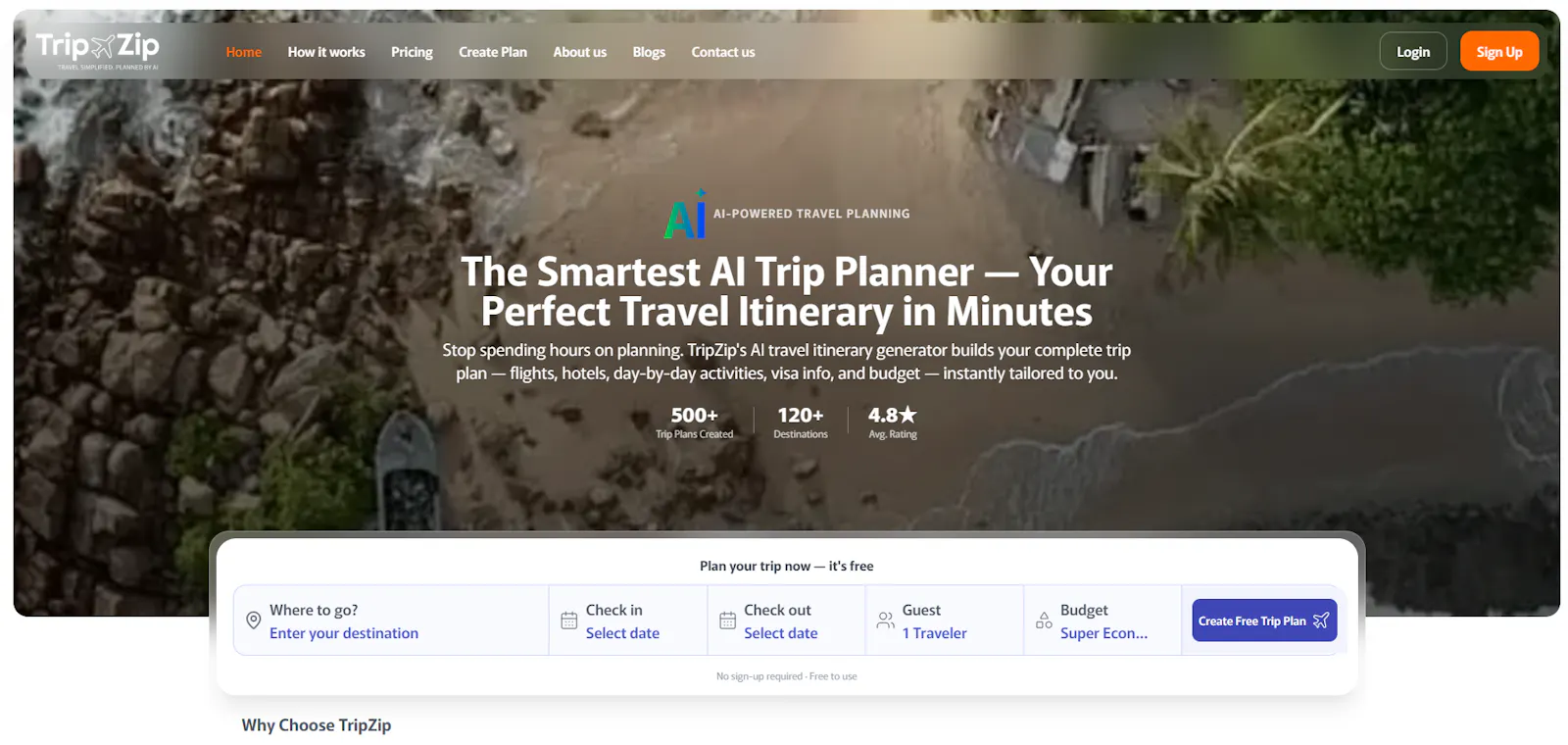 TripZip screenshot 2