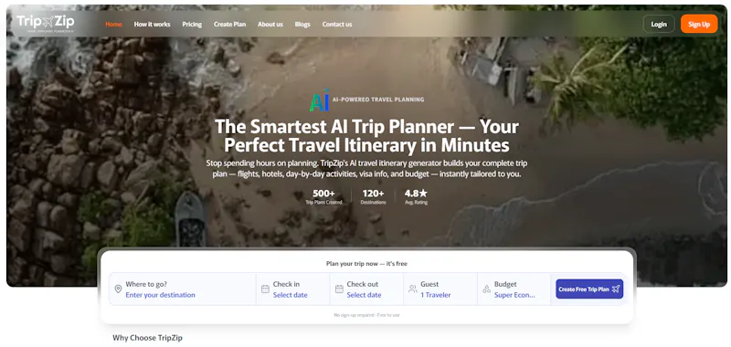 TripZip screenshot 2