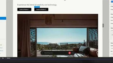 一个图片展示了Webstudio AI网页设计平台中科技和创意的融合。