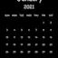 Aesthetic 2021 Calendar