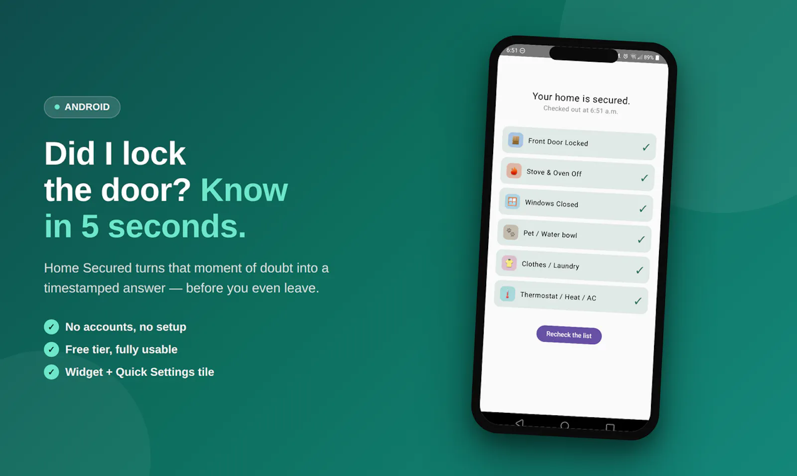 Home Secured screenshot 2