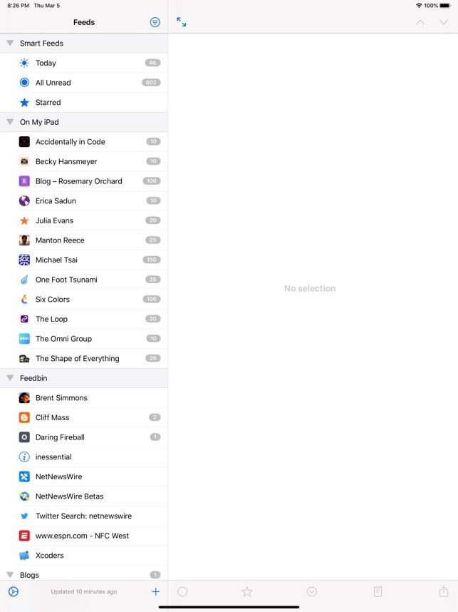 NetNewsWire for iOS gallery image