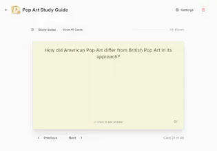 Flashcards AI gallery image
