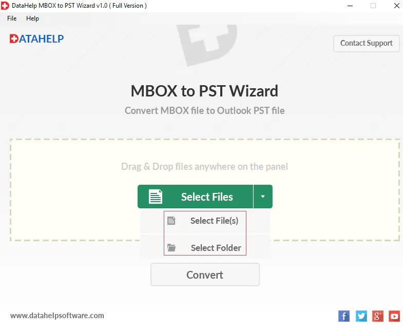 DataHelp MBOX to PST Converter Software gallery image