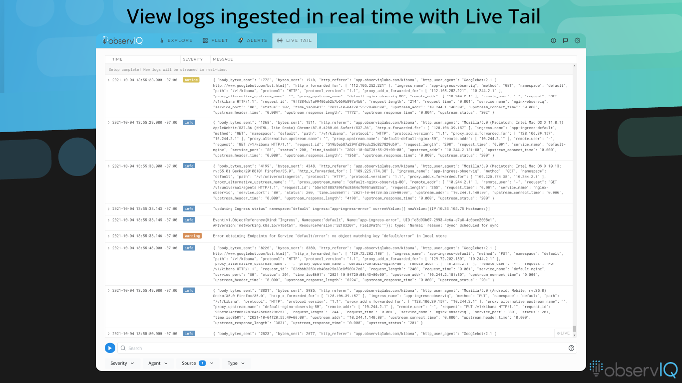 observIQ Cloud gallery image