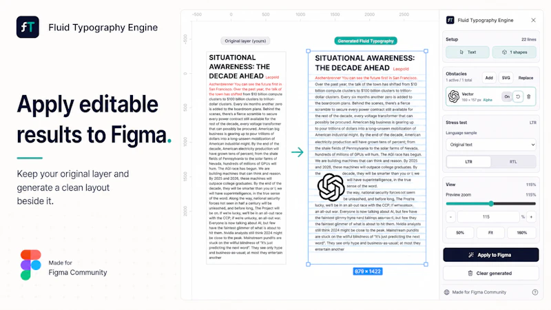 Fluid Typography Engine screenshot 2