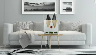 Orbium - Designer Aquarium Inspired by Chinese Landscapes gallery image