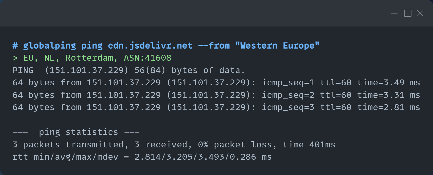 Globalping.ioとダッシュボードメディア4