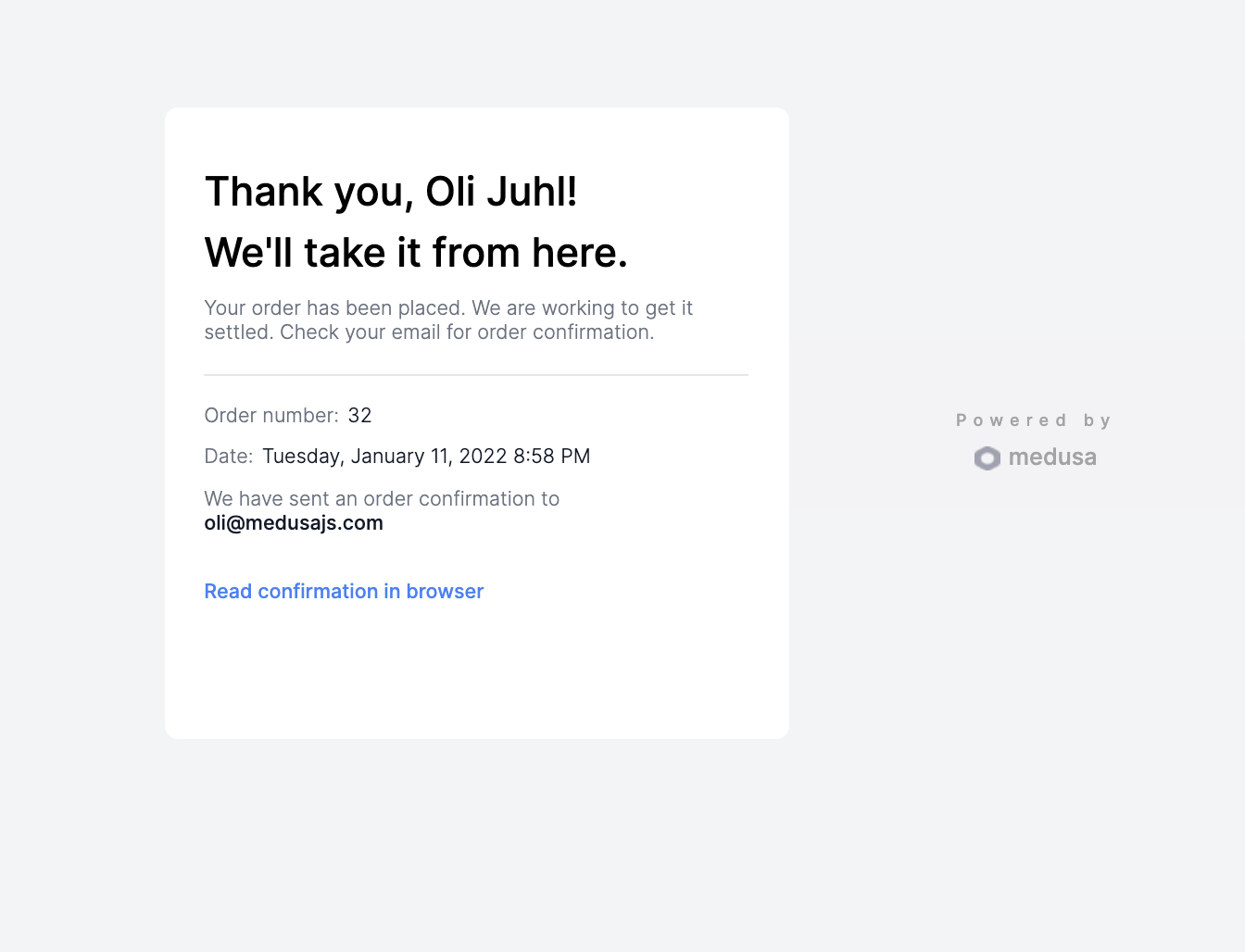 Medusa Express gallery image