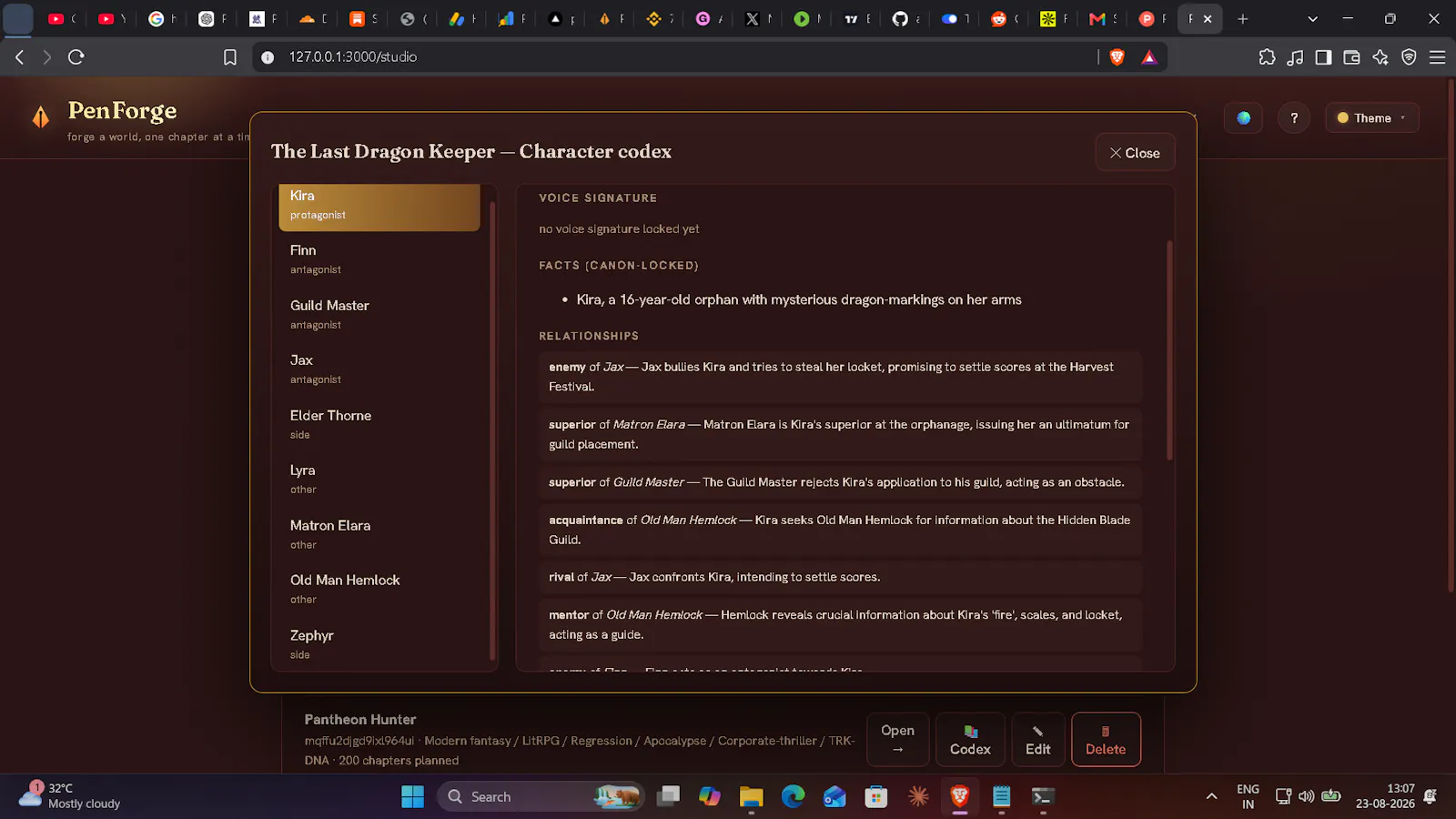 PenForge- Story Intelligence for Writers screenshot 5
