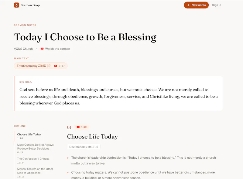 SermonDrop screenshot 5