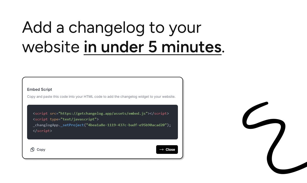 Changelog. gallery image