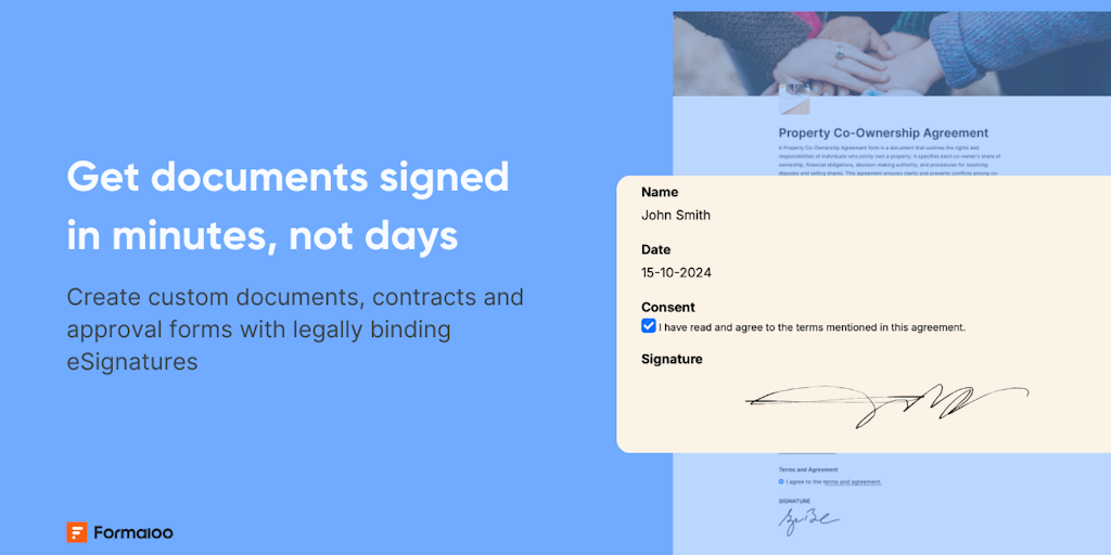 Formaloo Sign - eSignature forms & docs