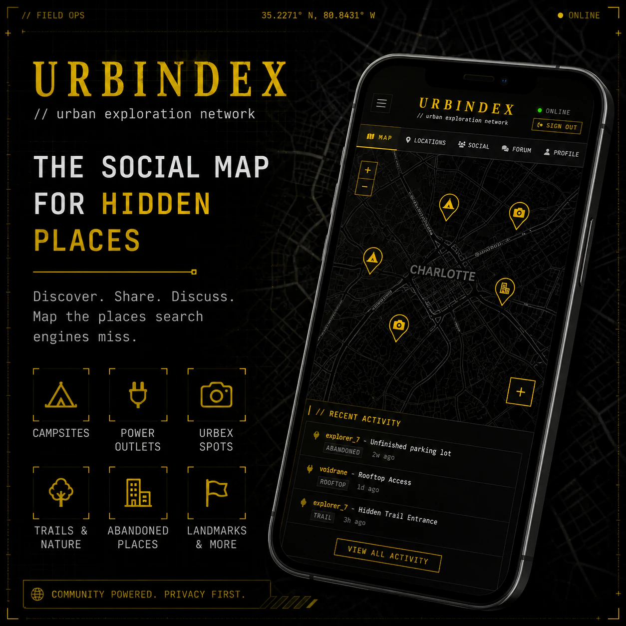 Urbindex: A Hyperlocal Social Map logo