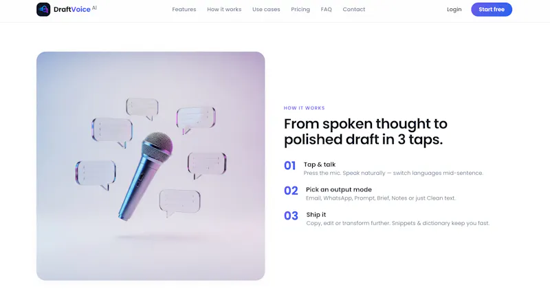 Draft Voice AI screenshot 3