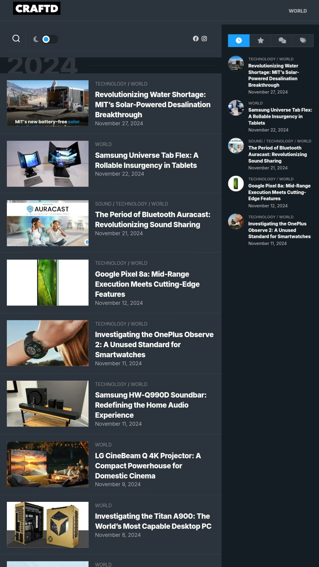 Craftd per la vita media 1