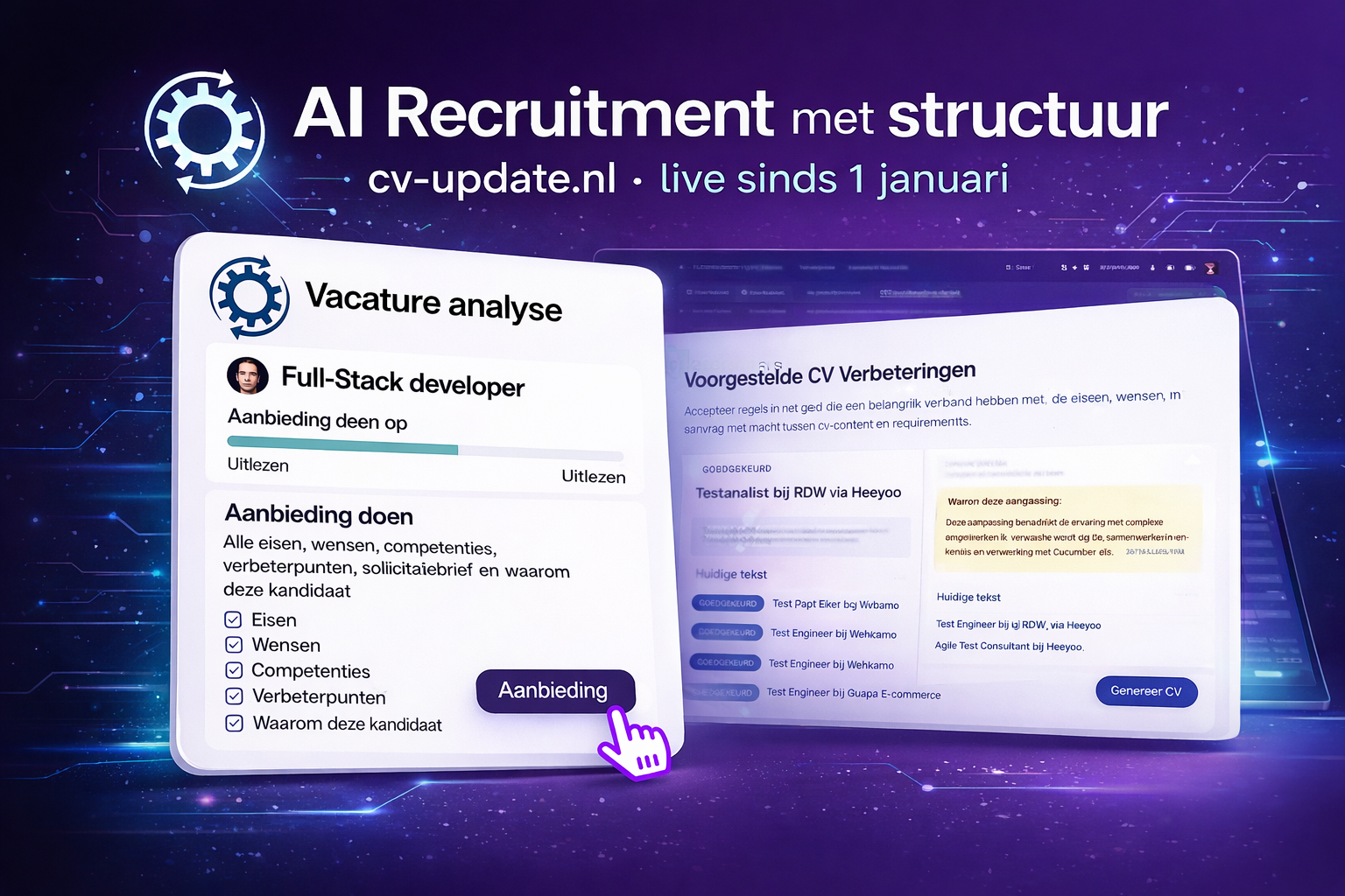 CV-Update - Main product screenshot demonstrating key features and user interface