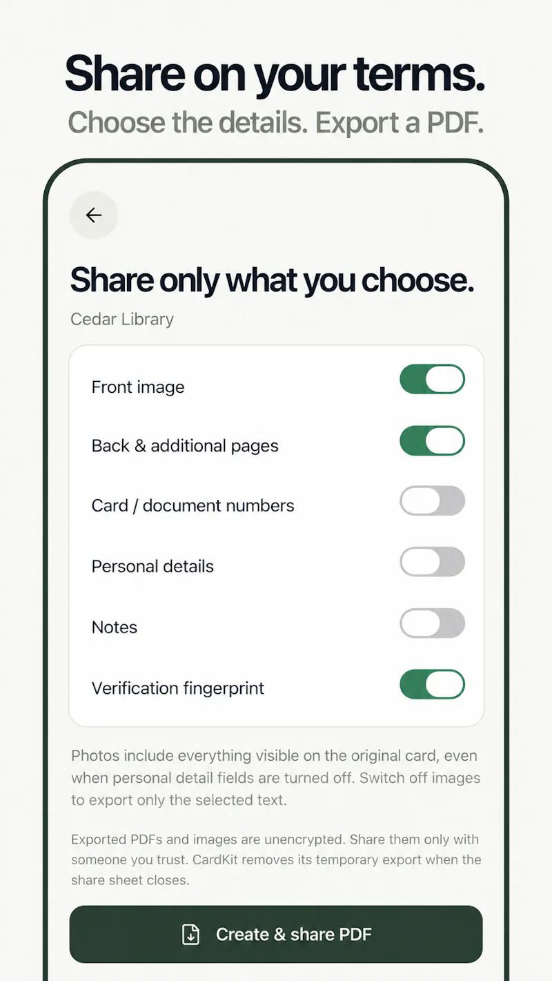CardKit screenshot 8