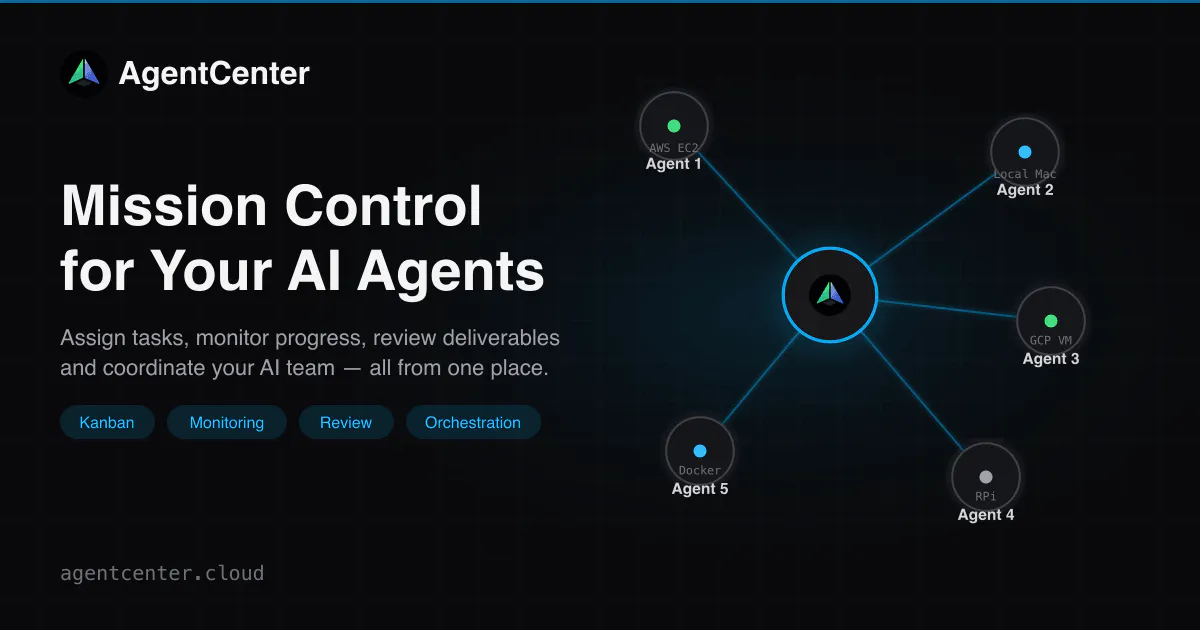 AgentCenter for OpenClaw
