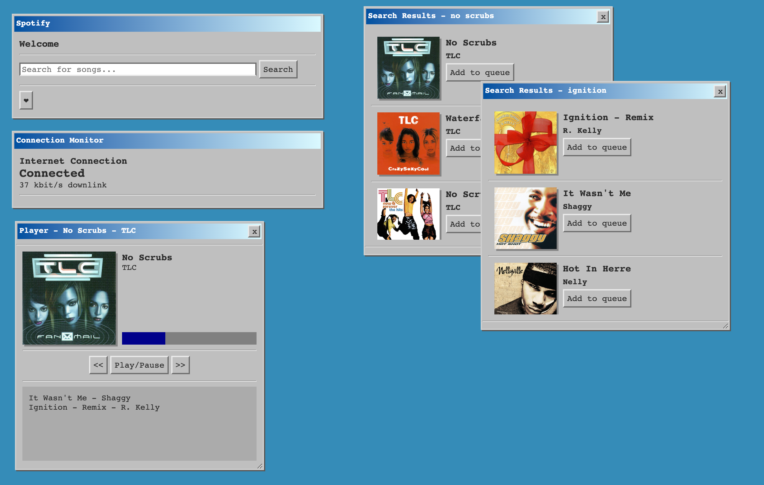 Groovox Retro | Spotify Player
