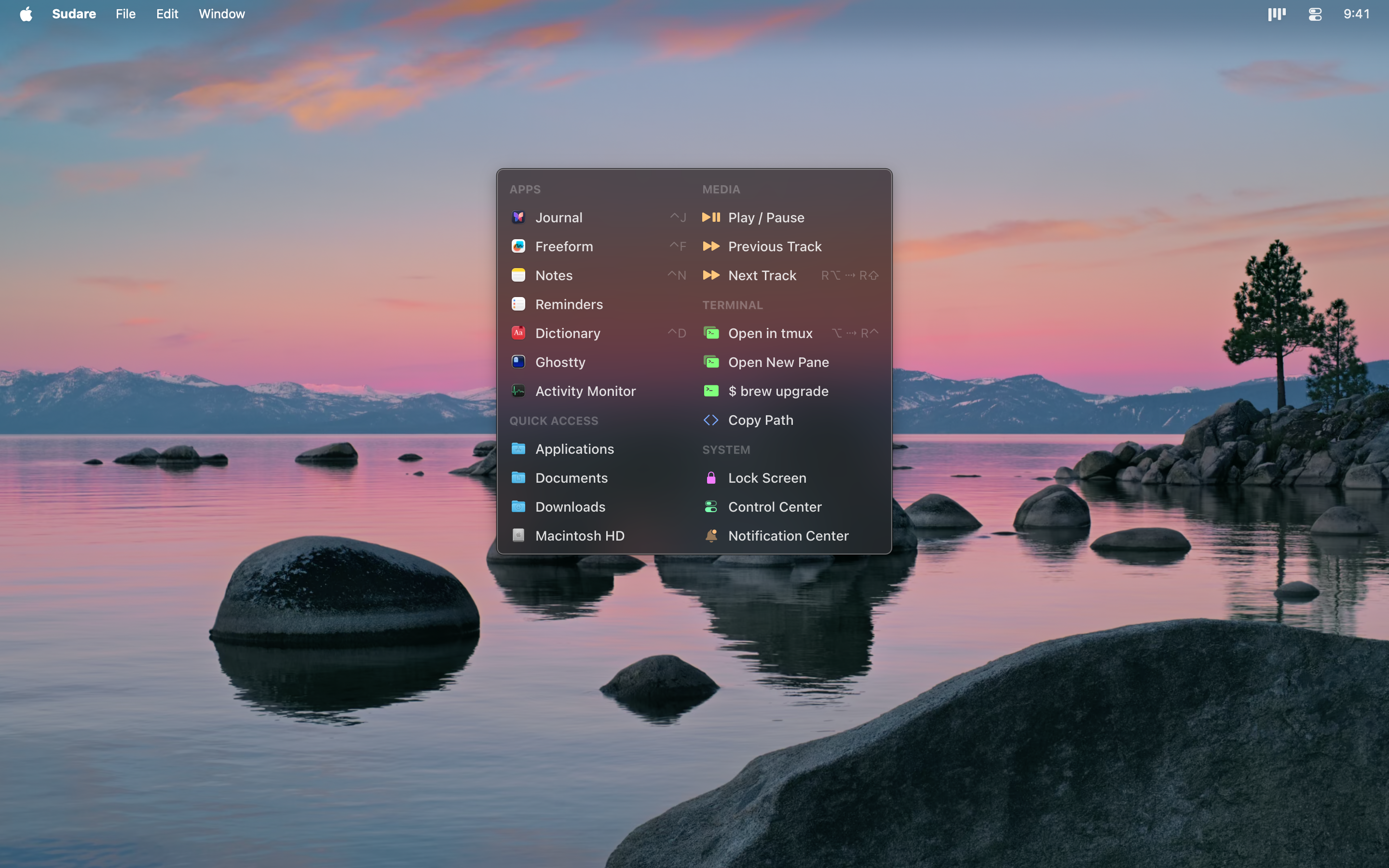 Sudare - Screenshot 3 showing product features and functionality