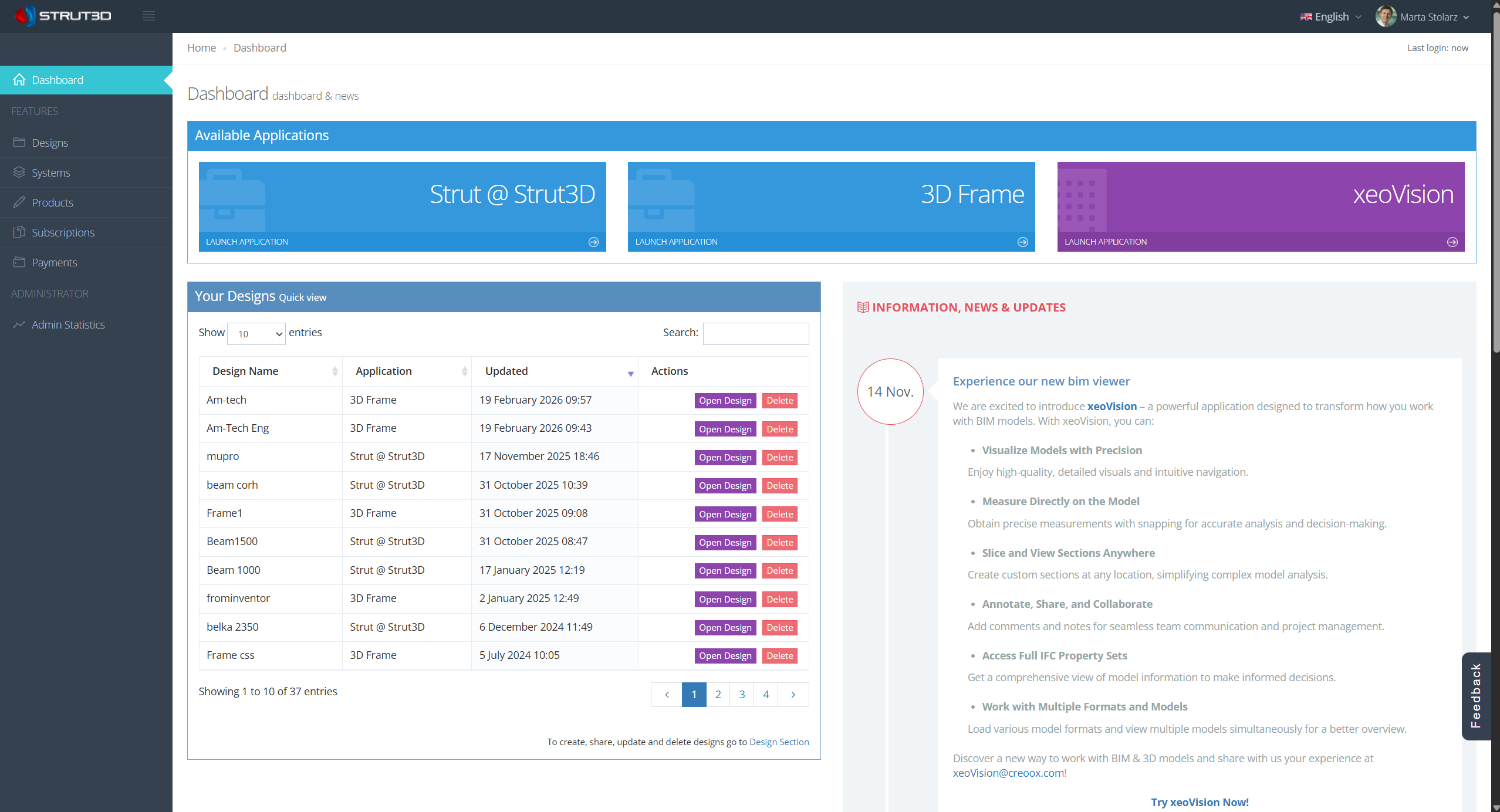 Strut3d gallery image