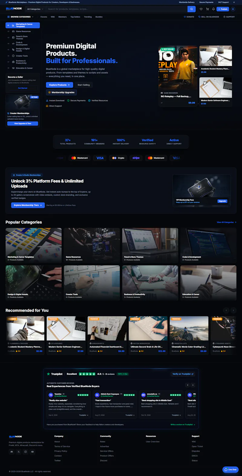 BLUENODE screenshot 3